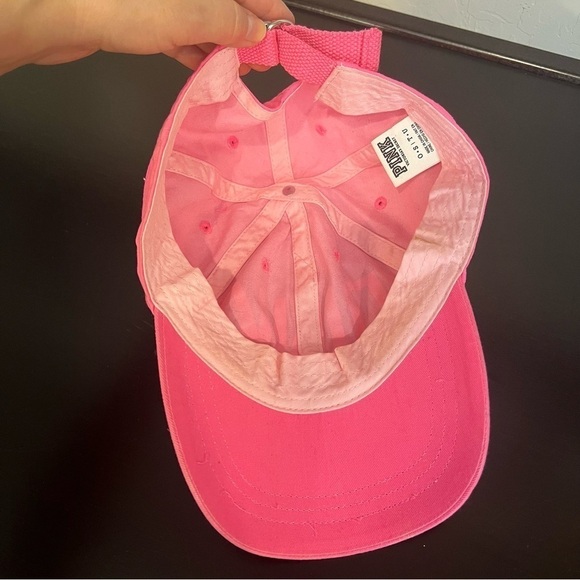 PINK Victoria’s Secret graphic signature trucker hat, adjustable,bubble gum pink - Picture 5 of 9